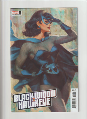 BLACK WIDOW & HAWKEYE #1 ARTGERM BLACK WIDOW VARIANT