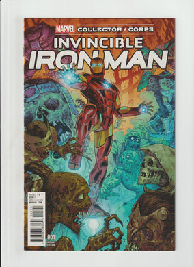 Invincible Iron Man 1 Vol 2 Collector Corps Exclusive Variant