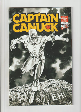 Captain Canuck Summer Special 2014 Mike Rooth B&W Variant