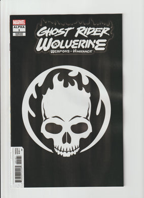GHOST RIDER/WOLVERINE: WEAPONS OF VENGEANCE ALPHA 1 GHOST RIDER INSIGNIA VARIANT