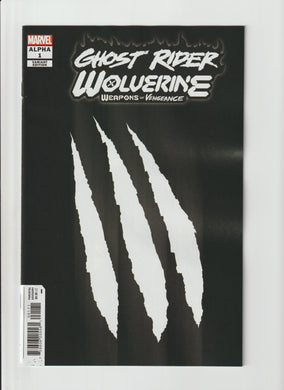 GHOST RIDER/WOLVERINE: WEAPONS OF VENGEANCE ALPHA 1 WOLVERINE INSIGNIA VARIANT