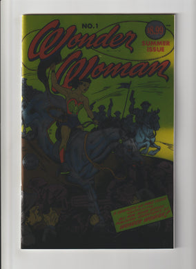 WONDER WOMAN #1 (1942) FACSIMILE EDITION HARRY G PETER FOIL VARIANT