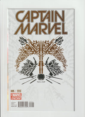 Captain Marvel 5 Vol 9 1:15 JTC Variant