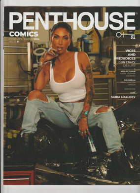 PENTHOUSE COMICS #1 SANIA MALLORY PHOTO VARIANT (LIMITED TO 1000 COPIES)