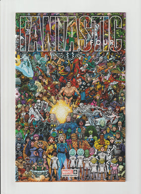 FANTASTIC FOUR 8 VOL 7 KOBLISH WRAPAROUND CONNECTING 700 CHARACTERS VARIANT