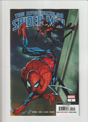 THE SPECTACULAR SPIDER-MEN #1 HUMBERTO RAMOS 2ND PRINTING VARIANT