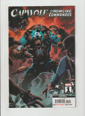 CAPWOLF & THE HOWLING COMMANDOS 1 CARLOS MAGNO 2ND PRINTING VARIANT