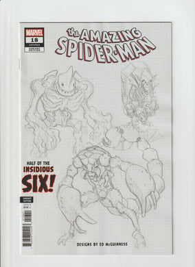 Amazing Spider-Man 18 Vol 6 McGuinness Design Variant