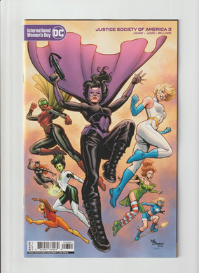 JUSTICE SOCIETY OF AMERICA #3 (OF 12) SANAPO INTERNATIONAL WOMENS DAY VARIANT