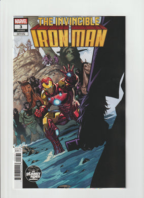 Invincible Iron Man 3 Vol 4 Manna Planet of the Apes Variant