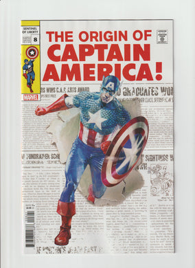 Captain America Sentinel of Liberty 8 Vol 2 Maleev Homage Variant