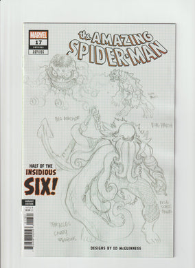 Amazing Spider-Man 17 Vol 6 McGuinness Design Variant